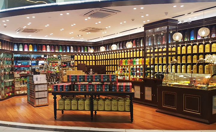TWG Tea Boutique at Indira Gandhi International Airport